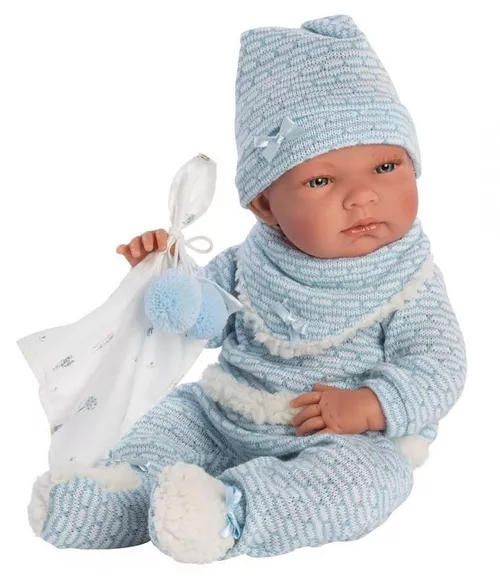 купить Кукла Llorens 73859 Nico Con Cojin Celeste 40см в Кишинёве 