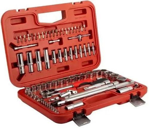 купить Набор головок, бит, насадок Jetech 017J879 Набор торцевых головок 1/2", 1/4", 79 предметов в Кишинёве 