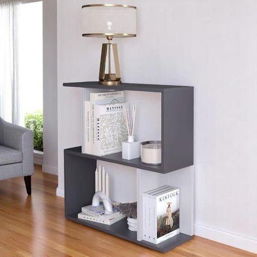 cumpără Raft de birou Remaks Asimetrik 2 Antharacite/White în Chișinău 