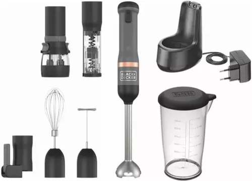 cumpără Blender de mână Black&Decker BCKM1016KSG-QW Grey 6in1 în Chișinău 