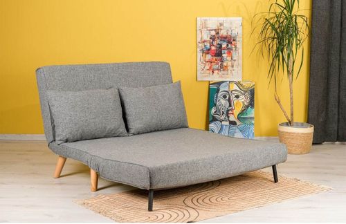 купить Диван Trendy Folde Gri deschis (2 locuri) в Кишинёве 