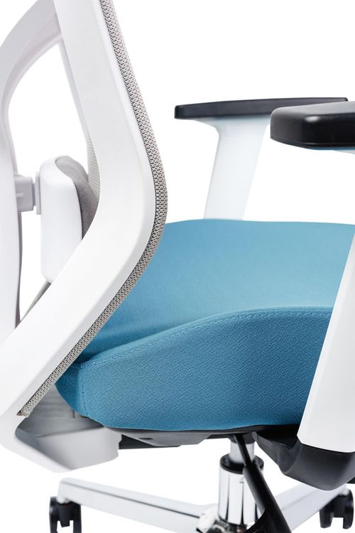 cumpără Fotoliu de birou CUSTÓ Nitra, gri - albastru în Chișinău 