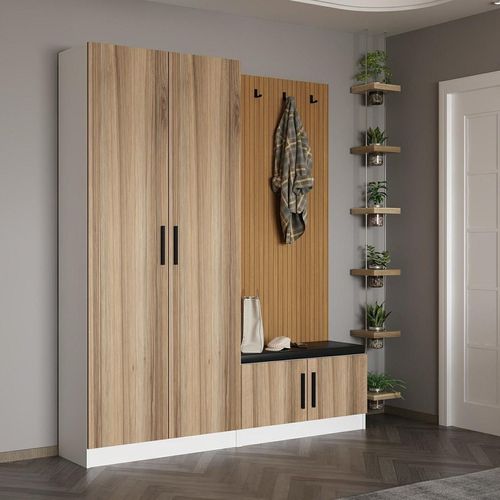 cumpără Mobilă pentru antreu Trendy Noe-8301, 180x210x35cm (GTR004000) în Chișinău 