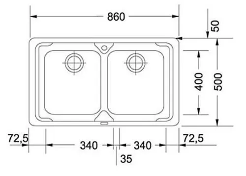 купить Мойка кухонная Franke 101.0021.626 LLX 620-L в Кишинёве 