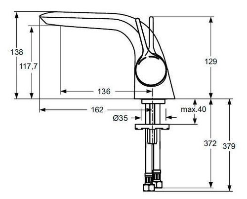 купить Смеситель для умывальника Ideal Standard MELANGE A4287AA в Кишинёве 