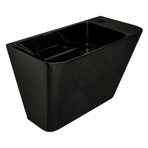 Lavoar TEO black 50 * 28 * 35cm monobloc montat pe perete 