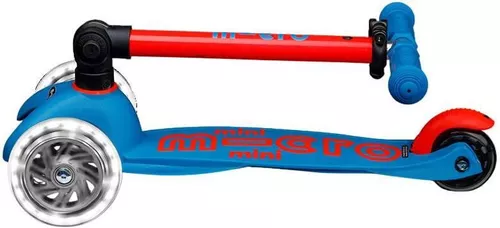 cumpără Trotinetă Micro MMD245 Mini Deluxe Foldable Neon LED Flashing Red în Chișinău 