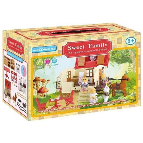 купить Домик для кукол Essa 1505 set joc Happy family в Кишинёве 