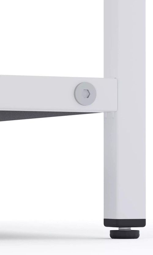 cumpără Raft de birou Nex Home Raft metalic Loft 1800x600x240mm, 6 polite PAL, White/ Anthracite în Chișinău 