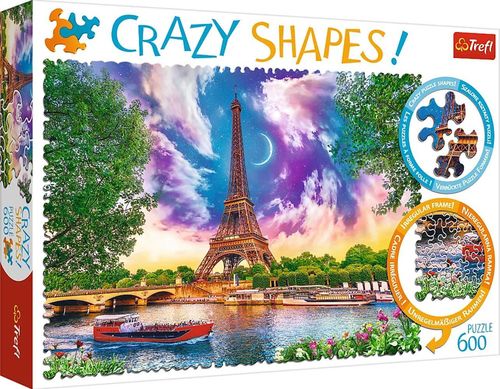 cumpără Puzzle Trefl R25K /26 (11115) 600 Crazy shapes: Sky over Paris în Chișinău 