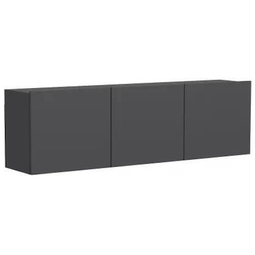 купить Тумба напольная для TV Trendy Белый антрацит (GTR000195) в Кишинёве 