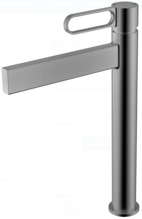 cumpără Baterie lavoar Zaffiro F-DESIGN Gun Metal FD1-ZFR-2L-04 (lavoar inalt) în Chișinău 