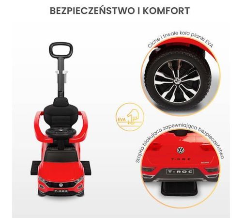 купить Толокар Toyz 2560 VW T-Roc Red в Кишинёве 