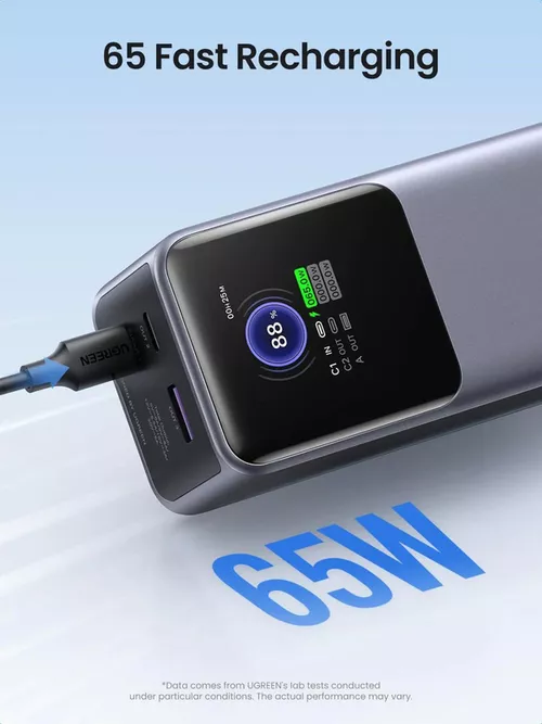 cumpără Acumulator extern USB (Powerbank) Ugreen 35524B Nexode Flight Approved 20000mAh,Grey în Chișinău 