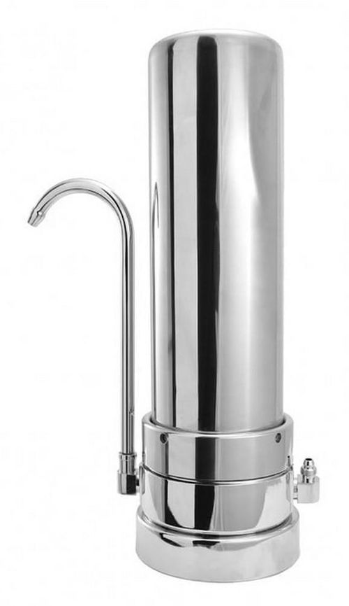 cumpără Filtru de curgere pentru apă MPN 24399 Filtru de apa 10", inox, cu robinet în Chișinău 