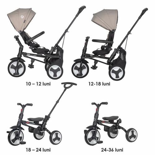 cumpără Bicicletă-cărucior Coccolle C Spectra Plus Greystone 321013552 în Chișinău 