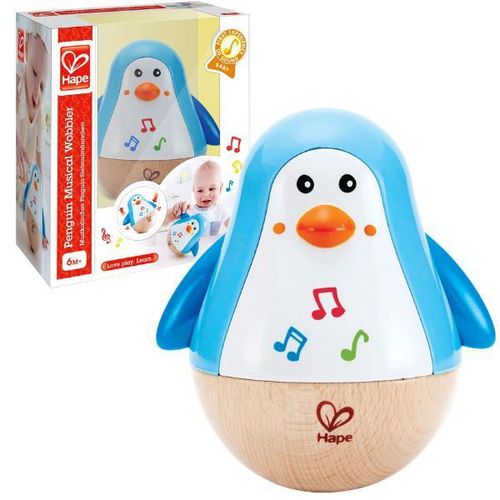 купить Музыкальная игрушка Hape E0331 Jucărie muzicală Pinguinul car nu cade в Кишинёве 