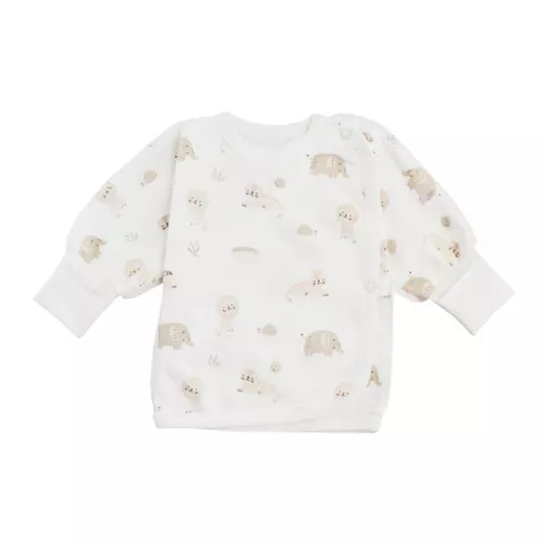 купить Детская одежда Minikin 242530162 My Love Распашонка молочный с рисунком 1-3мес (62см) в Кишинёве 