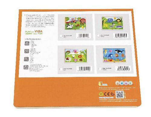 купить Головоломка Viga 51450 16-Piece-Puzzle Park в Кишинёве 