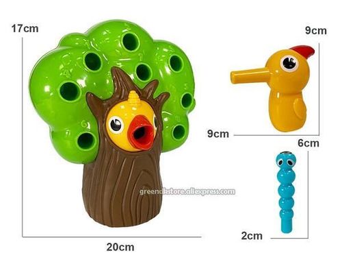 купить Игрушка Essa M9I Joc magnetic Ciocănitoarea prinde viermi в Кишинёве 