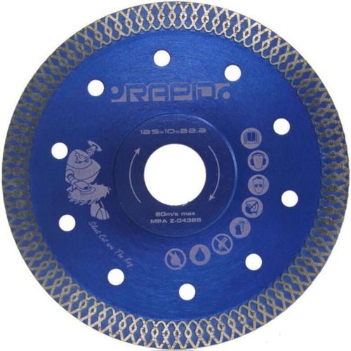 купить Набор головок, бит, насадок MAR-POL M08706 Алмазный диск Rapid Silent 125 x 14 мм в Кишинёве 