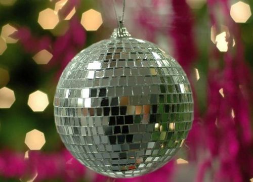 купить Новогодний декор Promstore 20108 Шар елочный зеркальный Disco 120mm серебряный в Кишинёве 