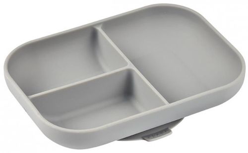 купить Посуда для кормления Beaba B913556 Set de masa silicon Essentials Grey/Sage Green в Кишинёве 