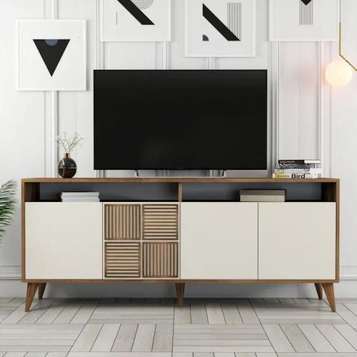 cumpără Casetieră Trendy Milano, Nuc, Crem 180x78x35cm în Chișinău 