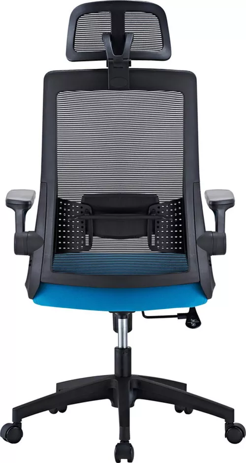 cumpără Fotoliu de birou CUSTÓ Santander, negru - albastru în Chișinău 