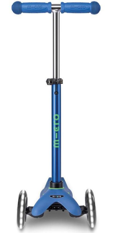 купить Самокат Micro MMD175 Mini Deluxe LED Crystal Blue в Кишинёве 
