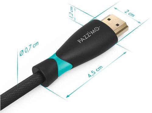 cumpără Cablu pentru AV Hama Pazzimo 123203/117502 High Speed HDMI™-Cable Nylon 5.0 m în Chișinău 