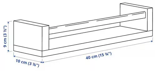 купить Аксессуар для кухни Ikea Bekvam 40x10 (Aspen) в Кишинёве 