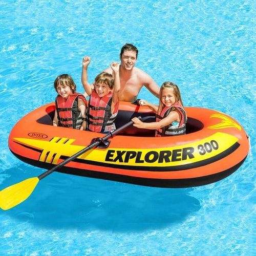 купить Спортивное оборудование Intex 58332 Barca gonflabila EXPLORER 300, 211x117x41cm, 6+ в Кишинёве 