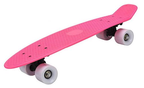 cumpără Skateboard XQMAX 27914 Скейтборд 57x14x9cm, max 80kg, гоночный стиль, роз în Chișinău 