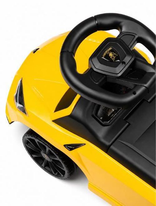 cumpără Tolocar Kids car 9010150 Yellow "Lamborghini Urus S" pentru copii, cu volan muzical, Galbenă în Chișinău 