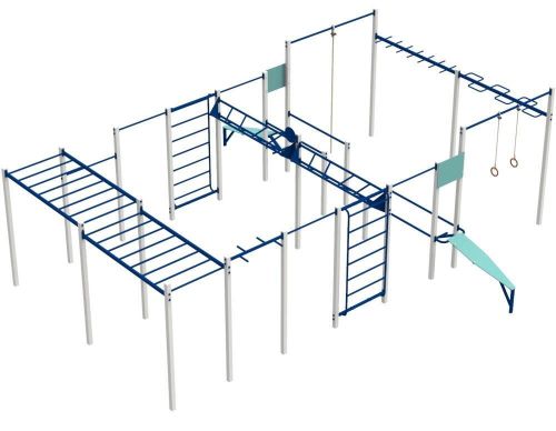 купить Уличный тренажер Kidigo WorkOut 6 (21261) в Кишинёве 