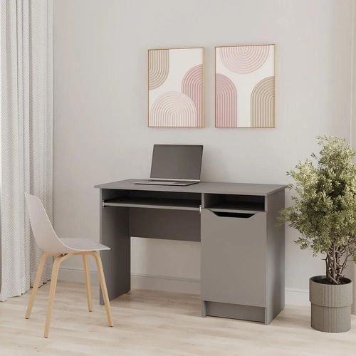купить Офисный стол MebelStar LILU 110x50x75 Grey (MBS-1374) в Кишинёве 