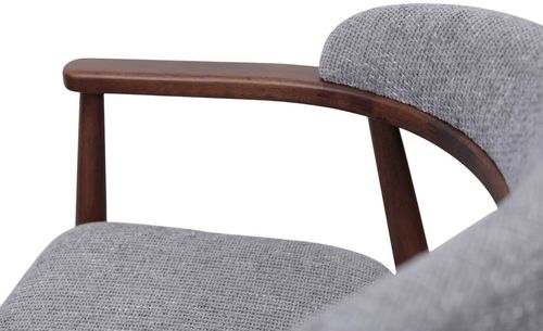 купить Стул Deco Midas Light Grey (SD207-6) + Walnut в Кишинёве 