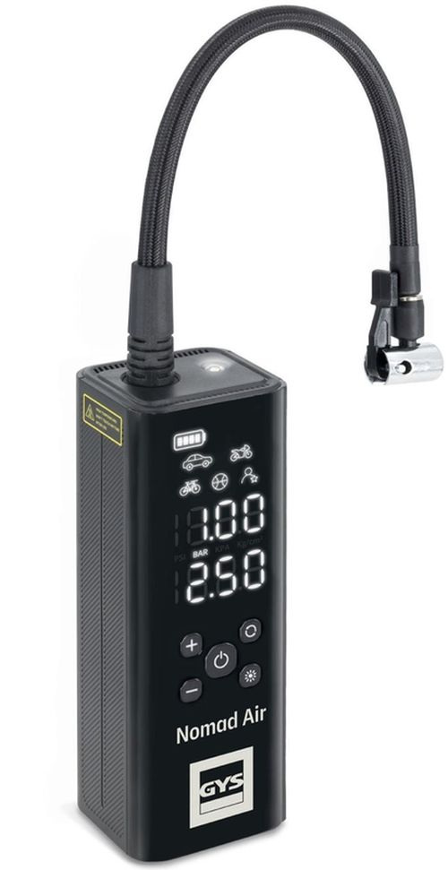 cumpără Compresor auto portabil GYS 088795 NOMAD AIR, мини компрессор c Li-Ion, Powerbank и фонарем în Chișinău 