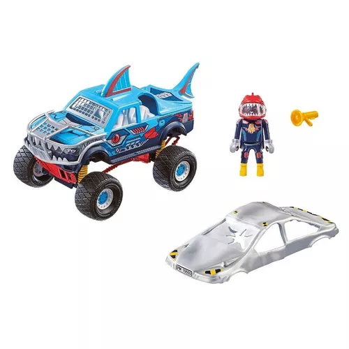 cumpără Mașină Playmobil PM70550 Stunt Show Shark Monster Truck în Chișinău 