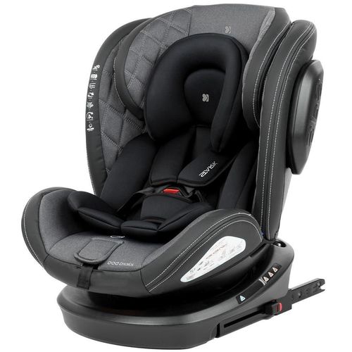 купить Автокресло Kikka Boo 31002070087 cu isofix Stark Dark Grey, 0-36 kg в Кишинёве 
