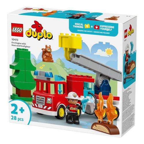 cumpără Set de construcție Lego 10473 Fire Truck with Hose and Fir în Chișinău 