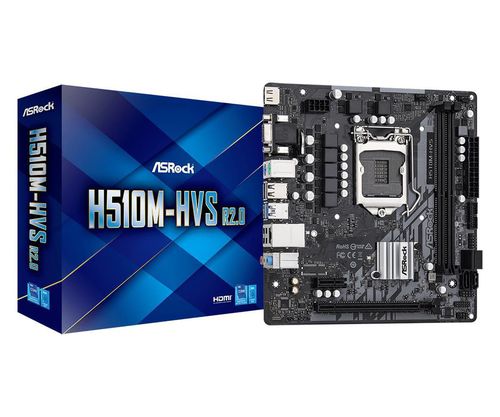 купить Материнская плата AsRock H510M-HVS R2.0 LGA1200 в Кишинёве 