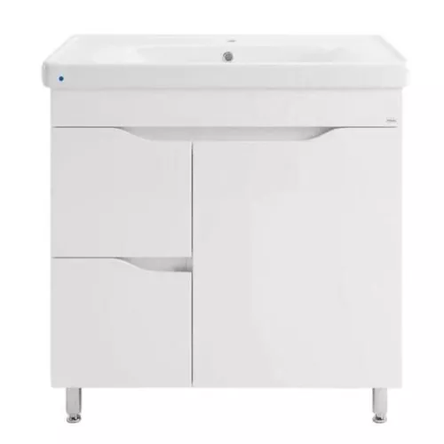 cumpără Dulap pentru lavoar Mashtab 11742 Print cu 2 sertare+usa 80cm Alb în Chișinău 