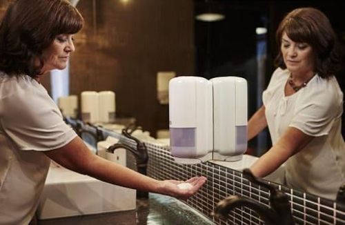 купить Дозатор для мыла Tork 561600 Sapun-Spuma S4, 278*113*130, Alb в Кишинёве 