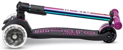 cumpără Trotinetă Micro MMD405 Trotineta Maxi Deluxe Foldable LED Neochrome Purple în Chișinău 
