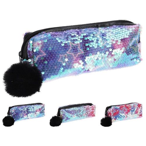 купить Школьный пенал Promstore 56357 Sequins 21x5.5x7cm, textil в Кишинёве 