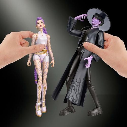 купить Фигурка героя Mattel JRY40 Set figurine Vânătorii de demoni „Rumi și Jinu: Bătălia finală”, 2 buc. в Кишинёве 