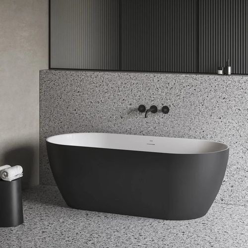 cumpără Cadă de baie Ravak Freedom O Tec White/Black acryl freestanding 170x77 CD51700000 în Chișinău 