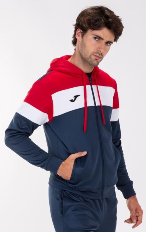 cumpără Îmbrăcăminte sport Joma Crew IV Hoodie Jacket Dark Navy-Red (S) 101537.336 în Chișinău 